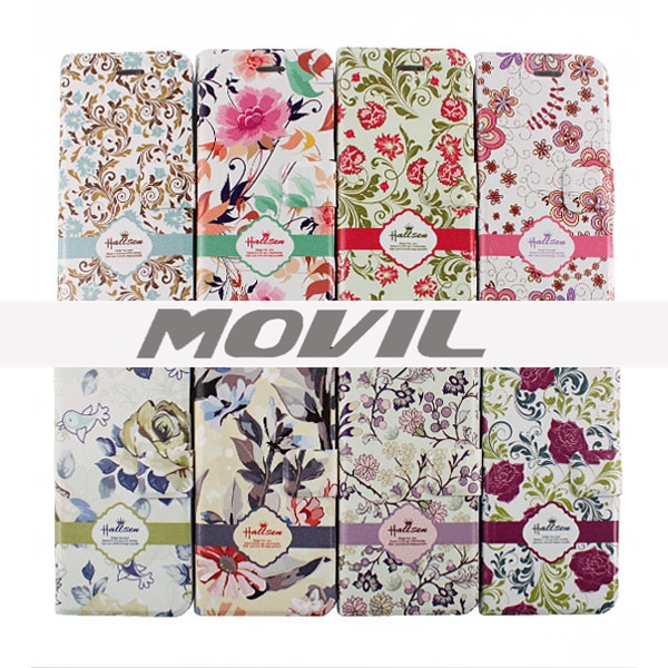 NP-2214 Tapa de cuero funda para Apple iPhone 6-13